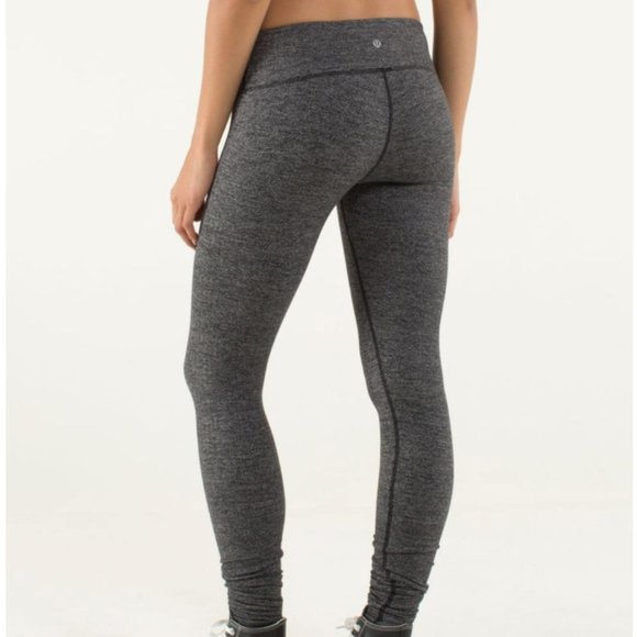 Lululemon Wunder Under tights herringbone size 6